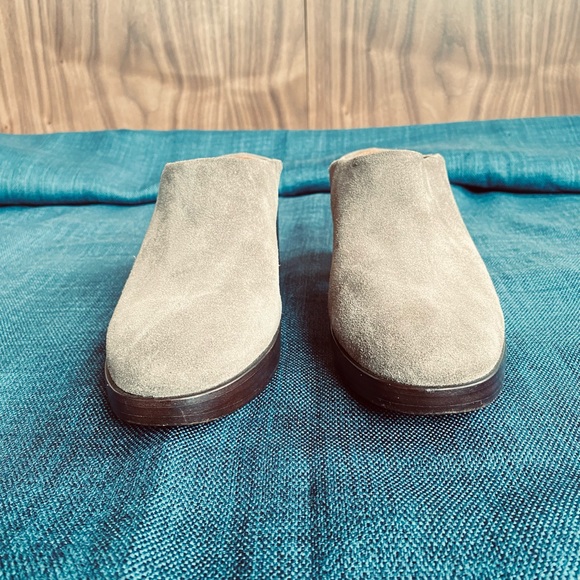 Frye Brown Suede Joan Mule - Picture 3 of 9